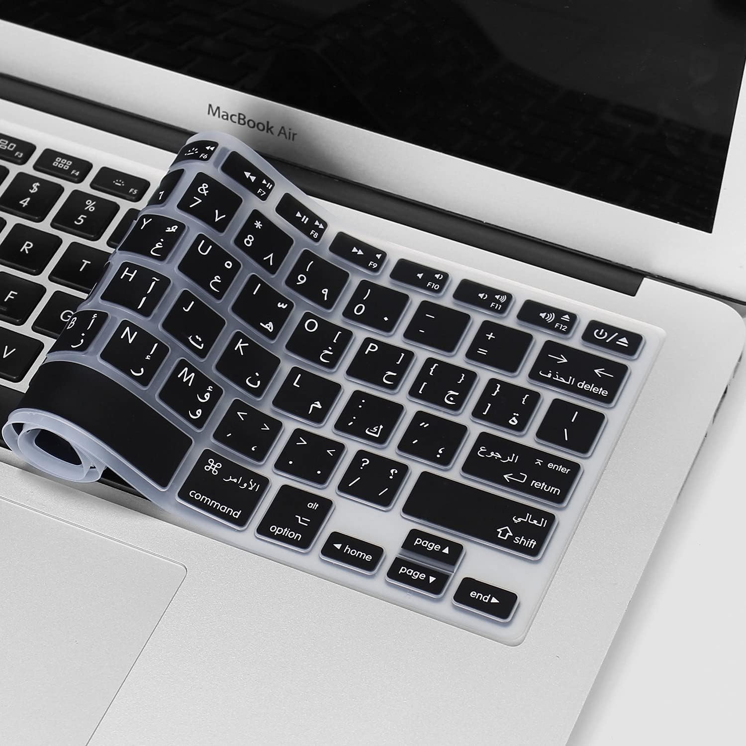 Arabic Language Silicone Keyboard Cover Skin MacBook Air 13” A1932