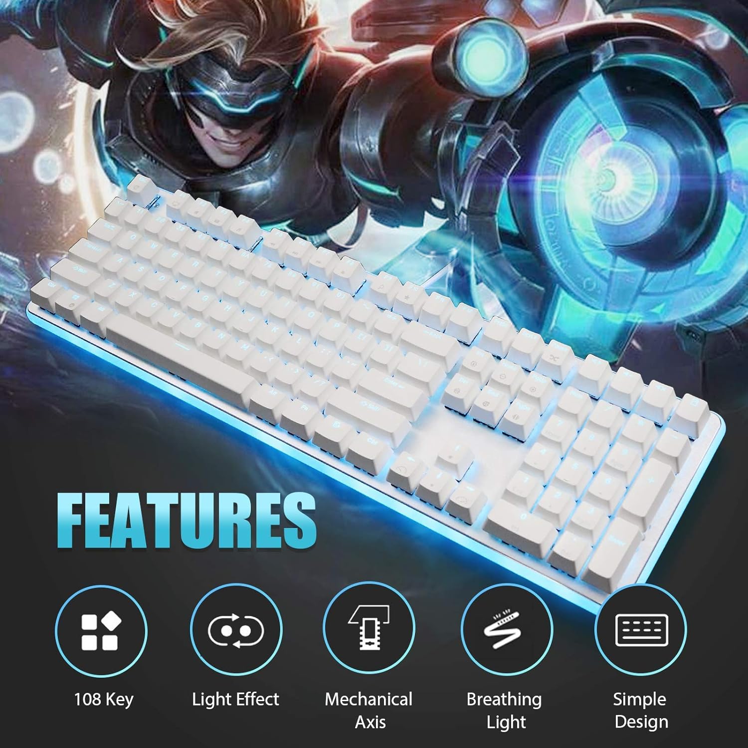 ROYAL KLUDGE RK918 Wired Mechanical Keyboard image 5
