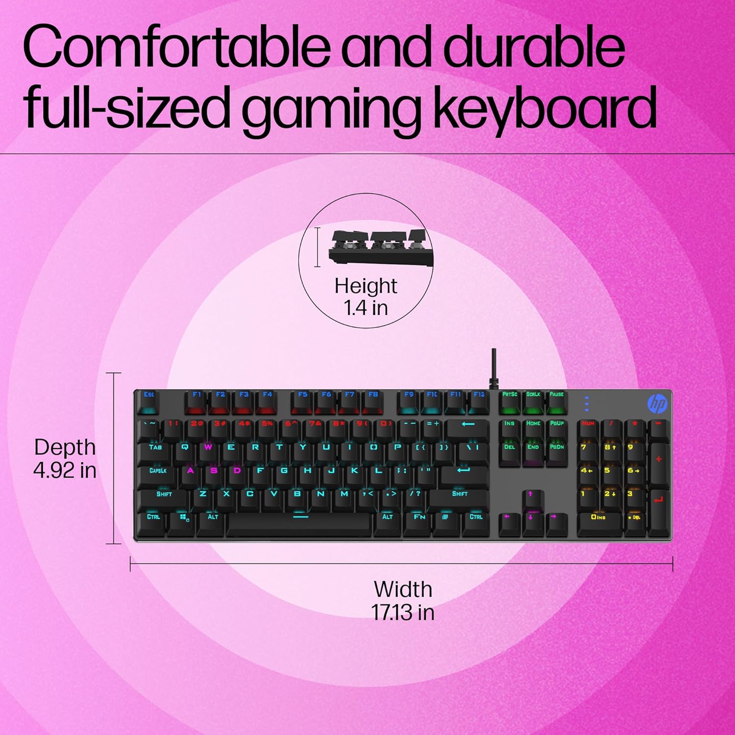HP Gk400F Mechanical Gaming Keyboard image 3