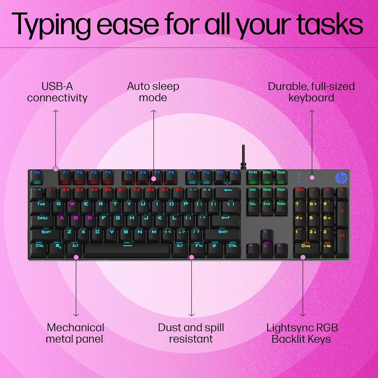HP Gk400F Mechanical Gaming Keyboard image 5
