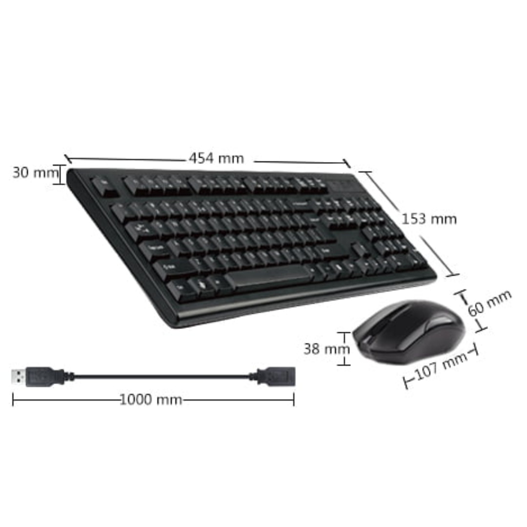 A4TECH Wireless KEYBOARD MOUSE 3000N image 2