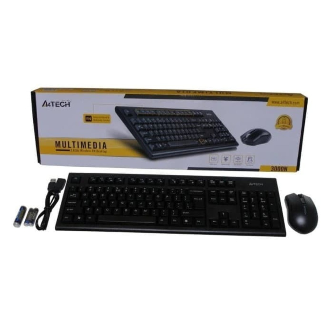 A4TECH Wireless KEYBOARD MOUSE 3000N image 4