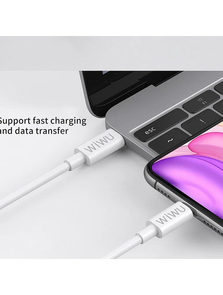 WiWU USB C to Lightning Cable image 4