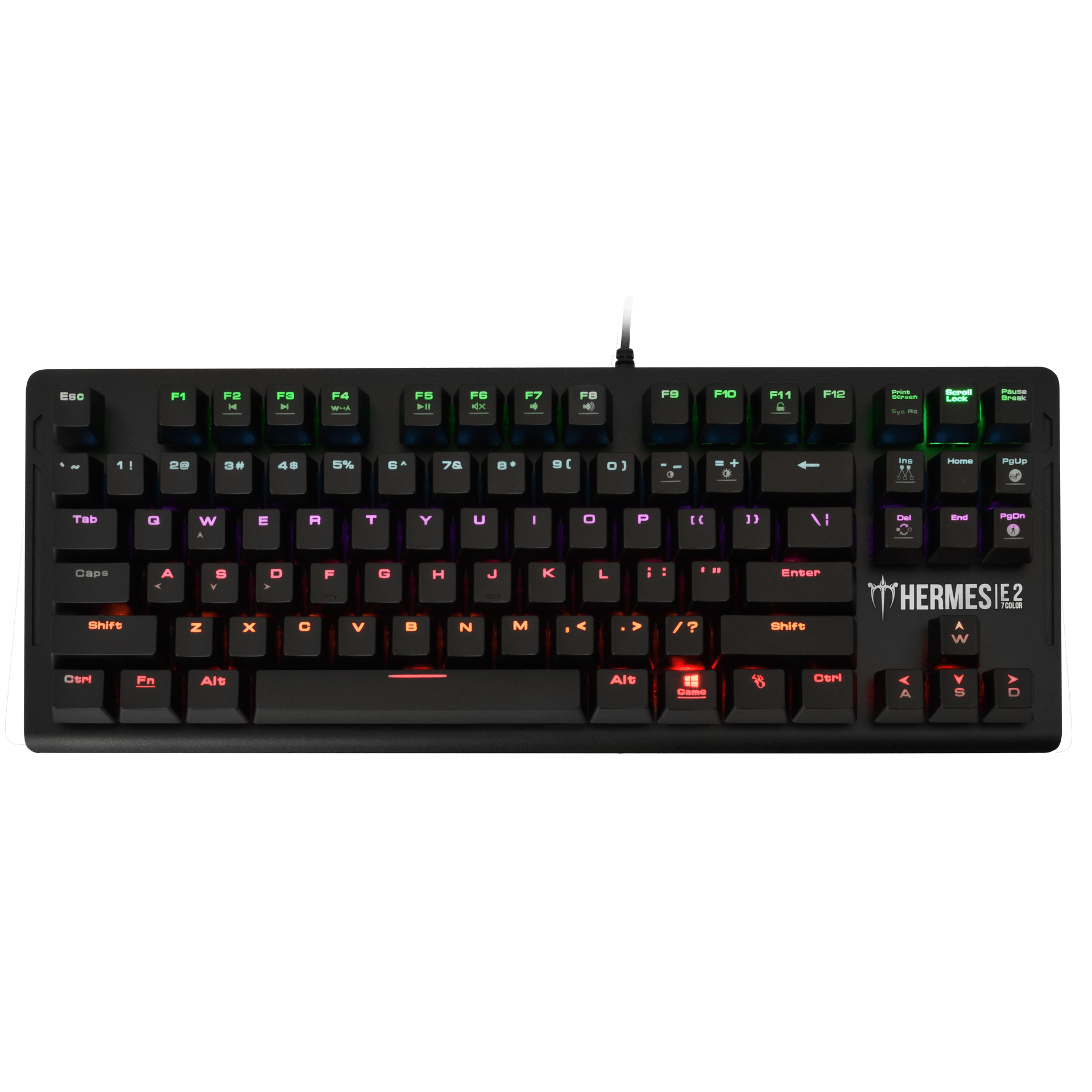 GAMDIAS HERMES E2 7 COLOR ARABIC WIRED KEYBOARD image 5