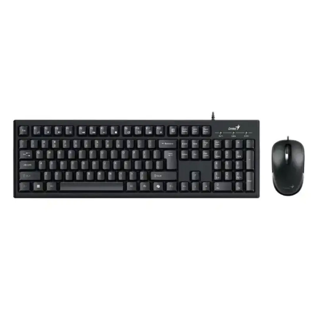 Genius KM-100SE Wired Keyboard and Mouse Combo – Spill-Resistant Office Set image 2