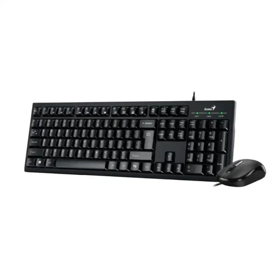 Genius KM-100SE Wired Keyboard and Mouse Combo – Spill-Resistant Office Set image 3