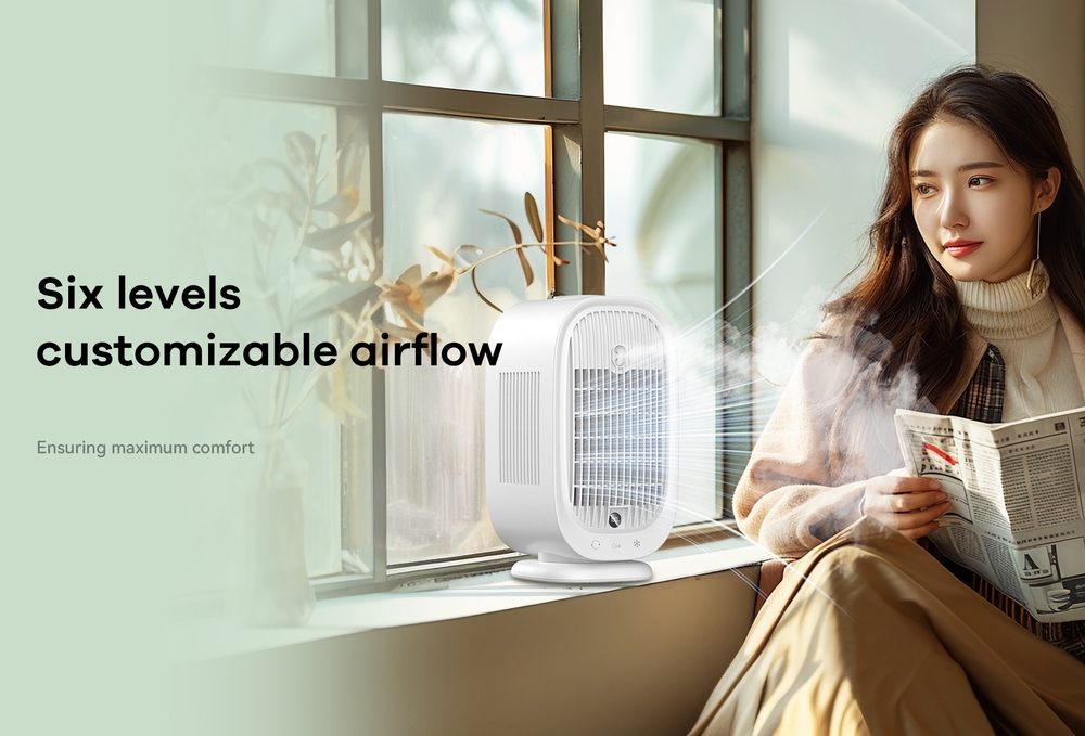 Remax F21 Ruiyal Series Water‑Cooling Oscillating Fan image 2
