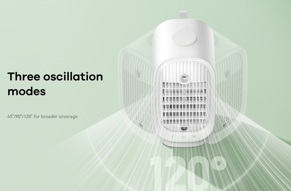 Remax F21 Ruiyal Series Water‑Cooling Oscillating Fan image 3