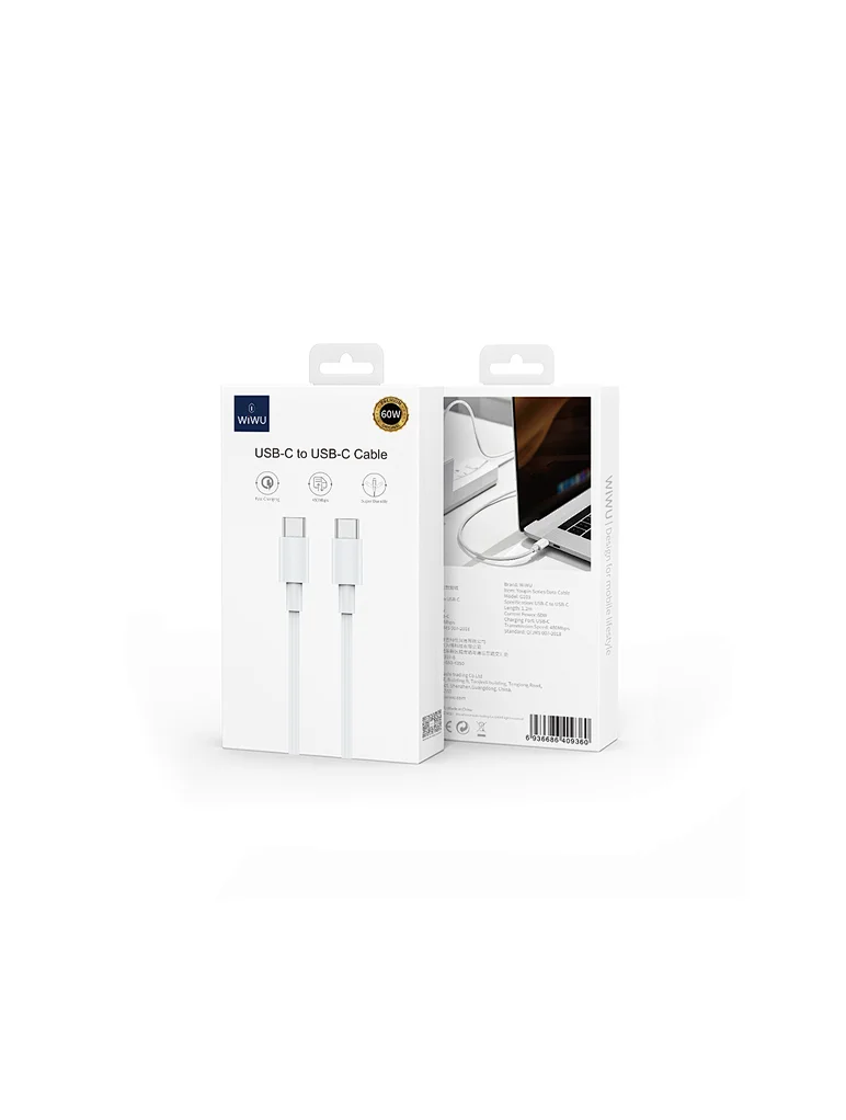 USB C to Type C PD 60W Fast Charging Cable
