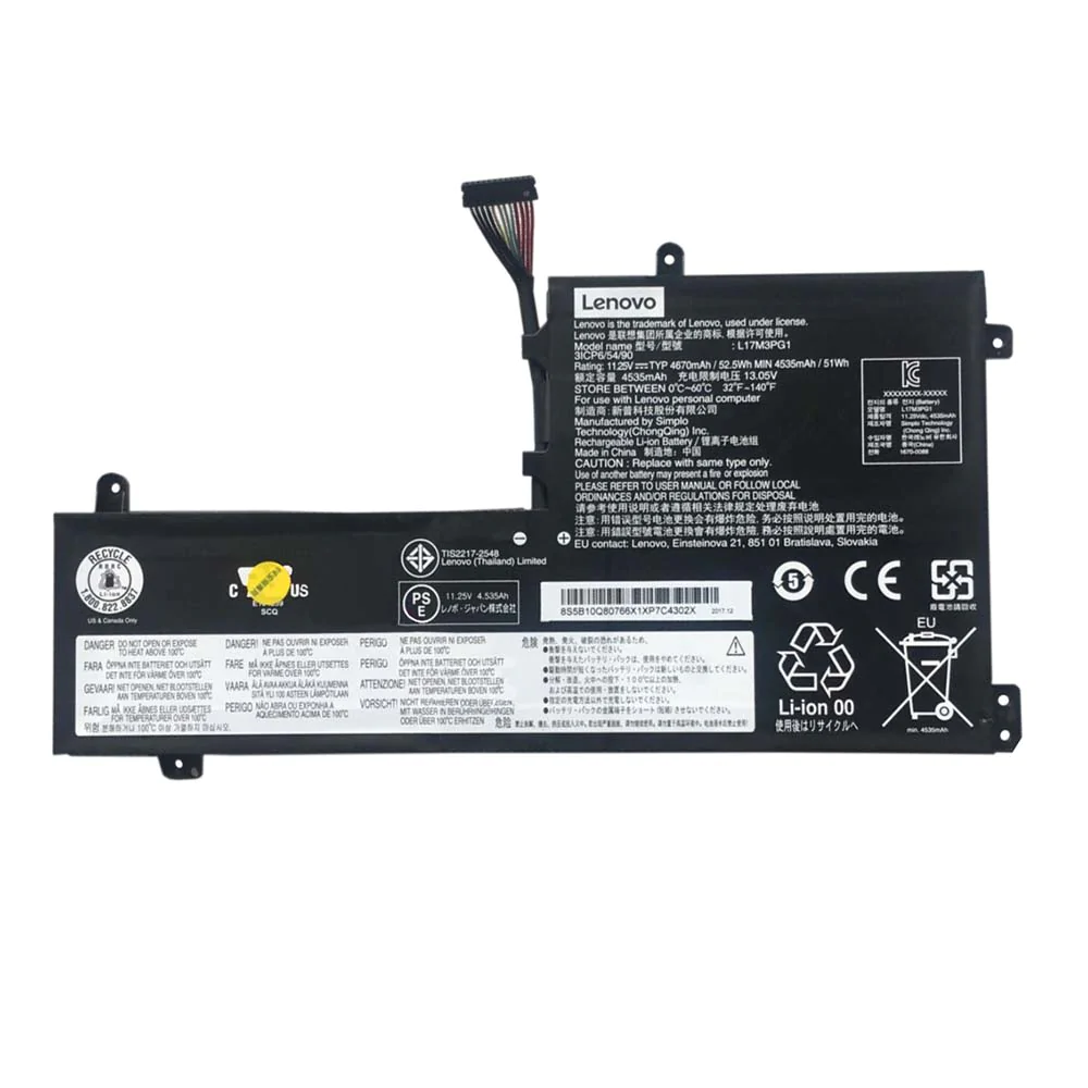 lenovo battery L17M3PG1 image 2