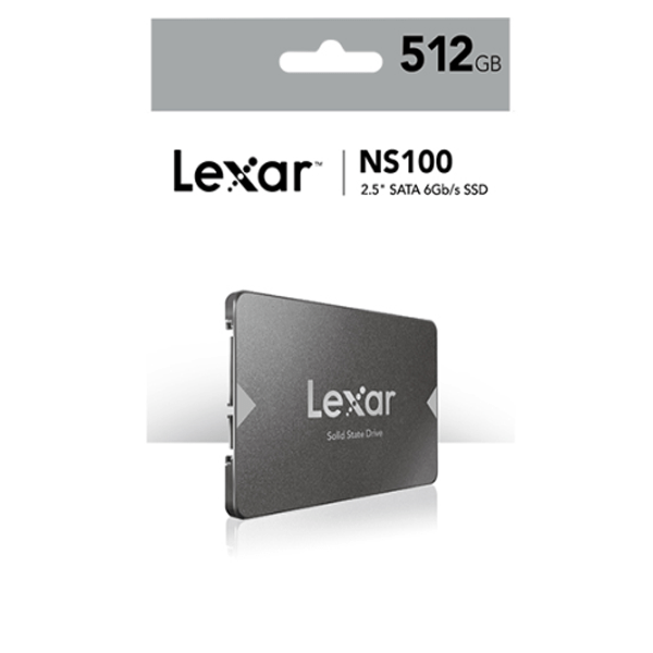 Lexar NS100 512GB 2.5″ SATA SSD