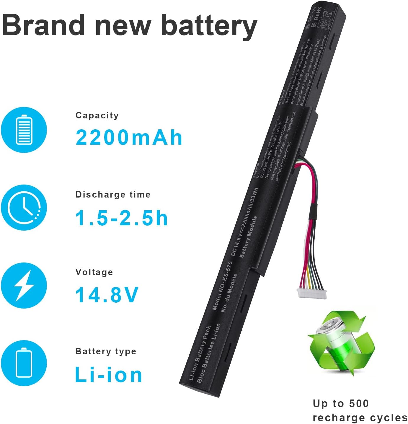 BATTERY ACER AS16A5K image 4