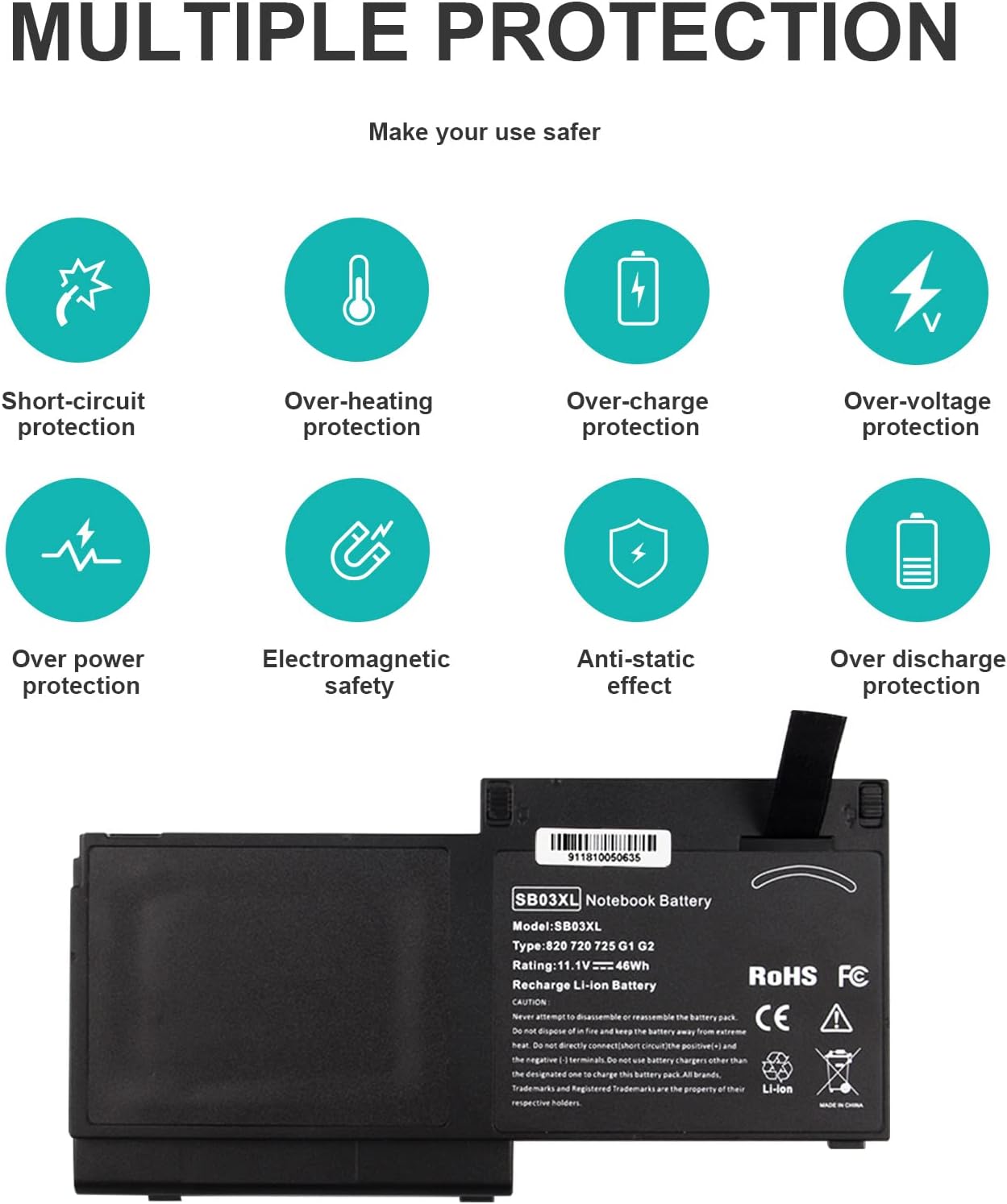 HP Battery SB03XL image 3