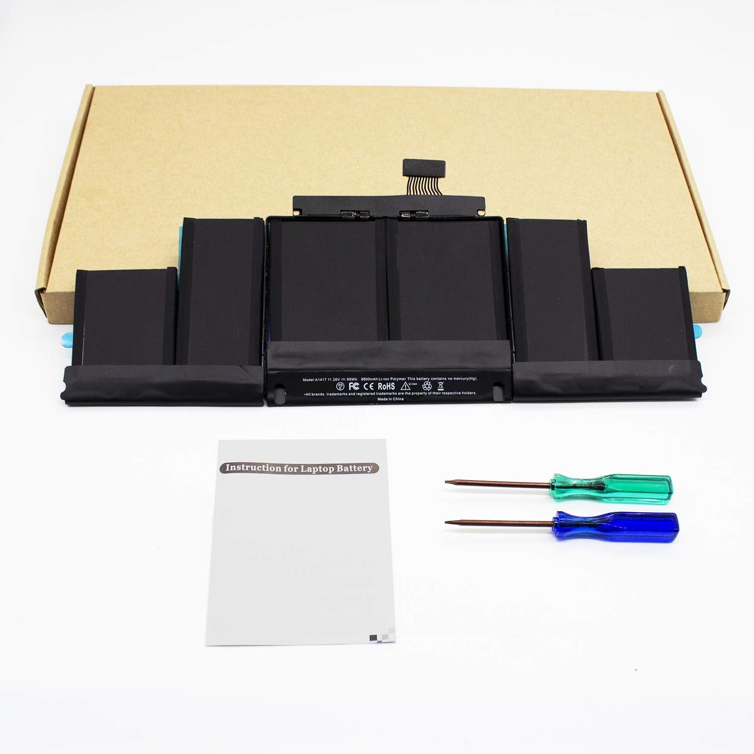 A1398 MacBook Pro Battery Only for (Mid 2012 & Early 2013) 15 Inch image 3