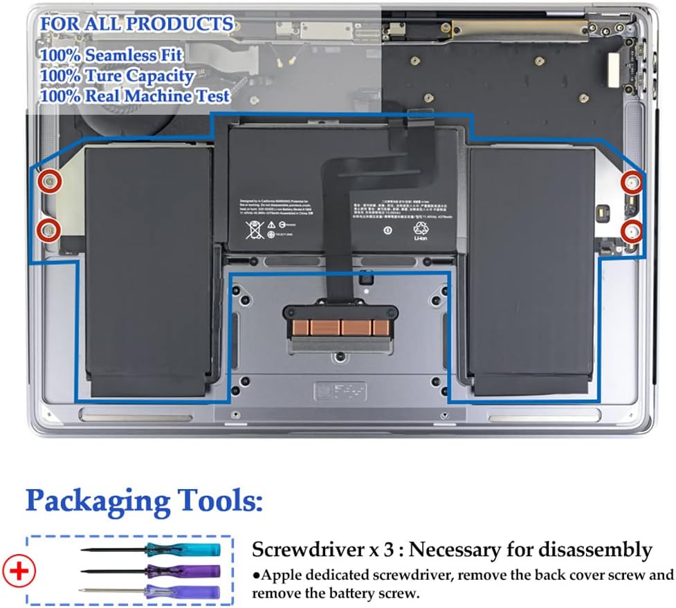 Battery for MacBook Air 13″ Retina A1932 (2018 2019, Early 2020) image 5