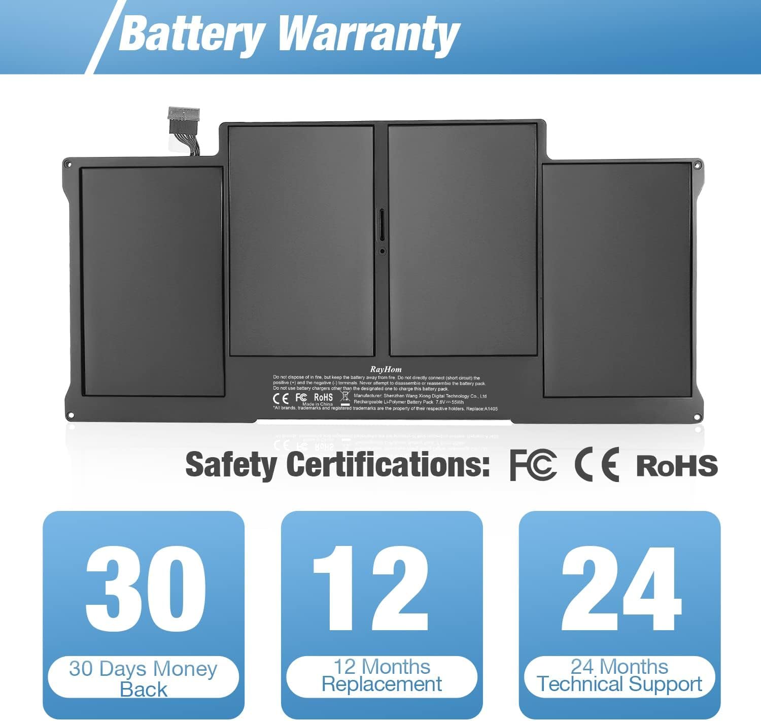 MacBook Air 13″ (Late 2010-2017) Battery image 4