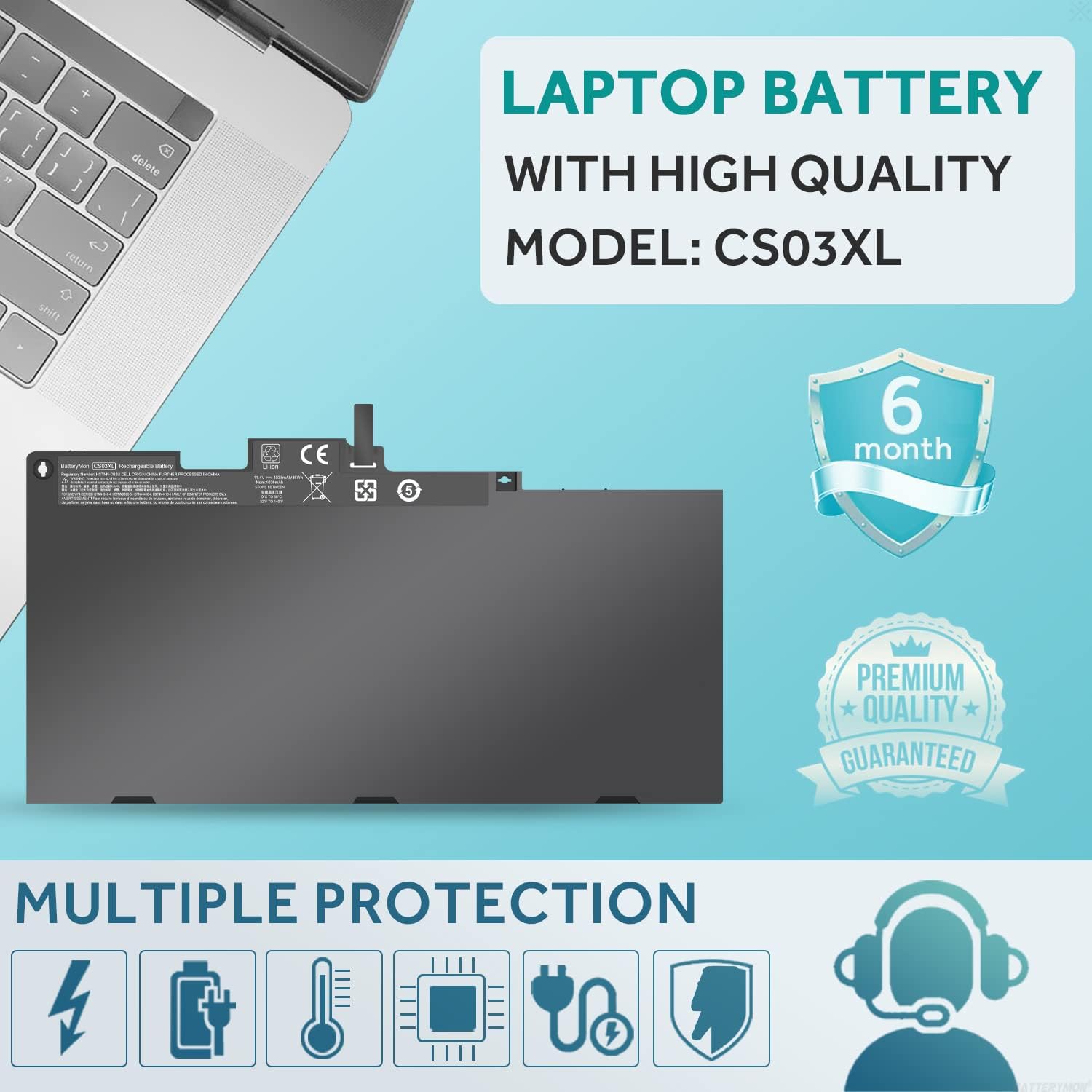 HP Battery CS03XL image 5