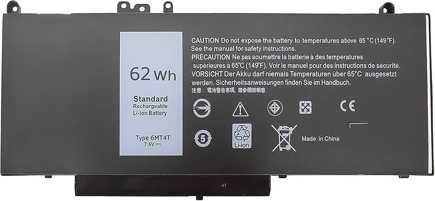 BATTERY DELL 6MT4T image 3