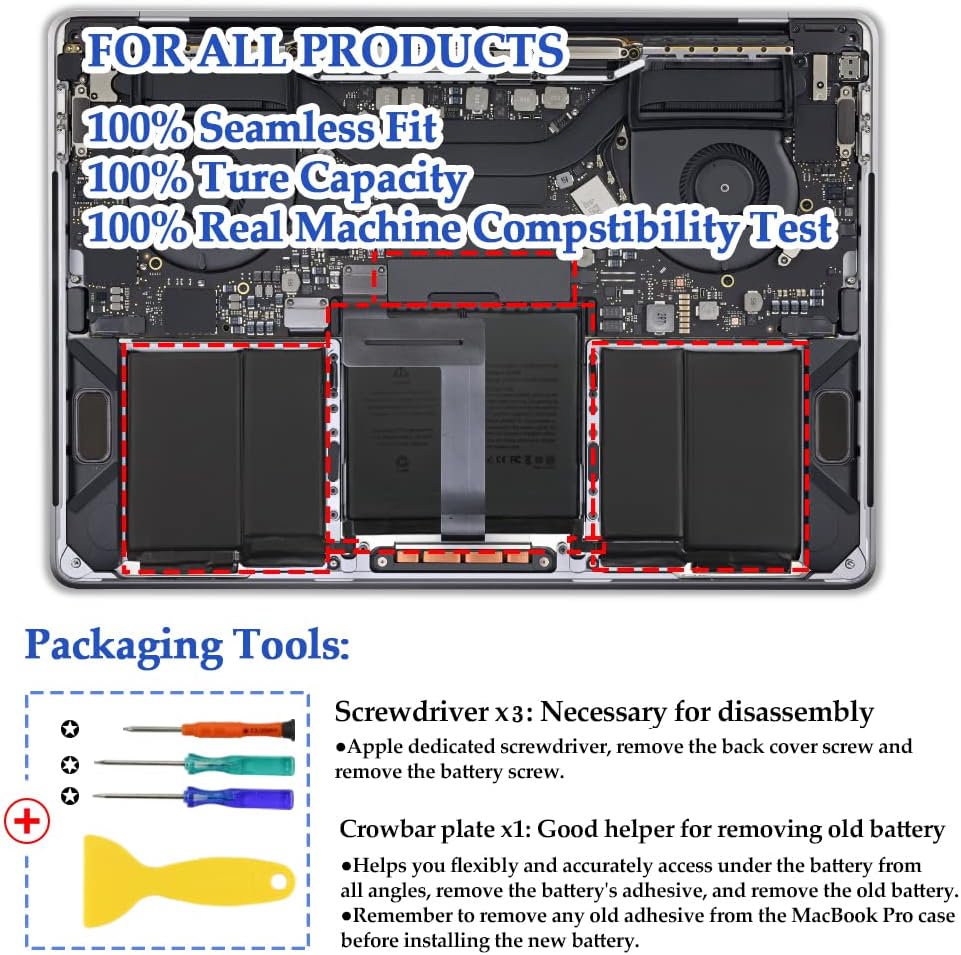 Battery Replacment For MacBook Pro 13″ A1989 (Mid 2018 2019) A2251(2020 Release) image 4