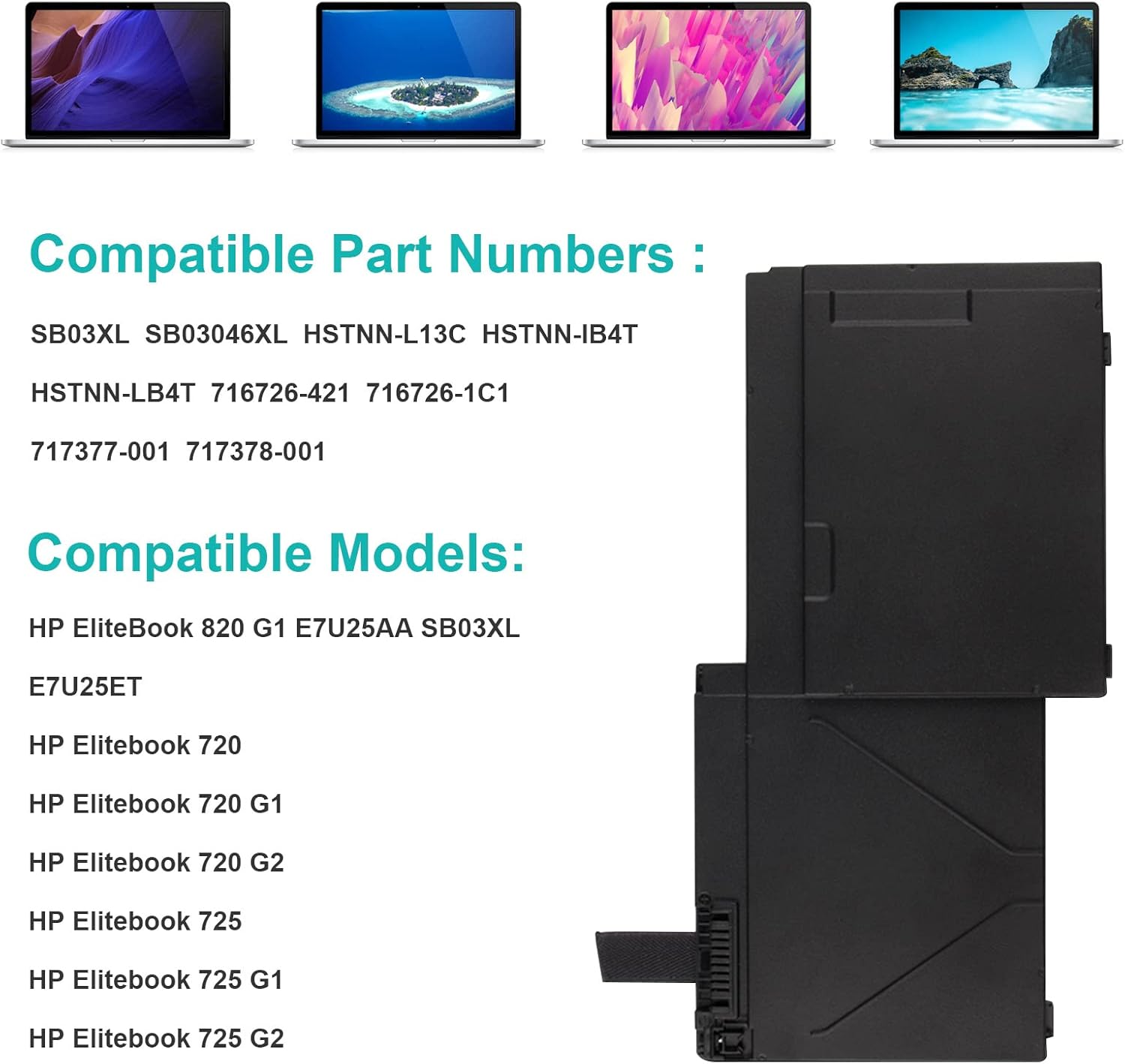 HP Battery SB03XL image 4