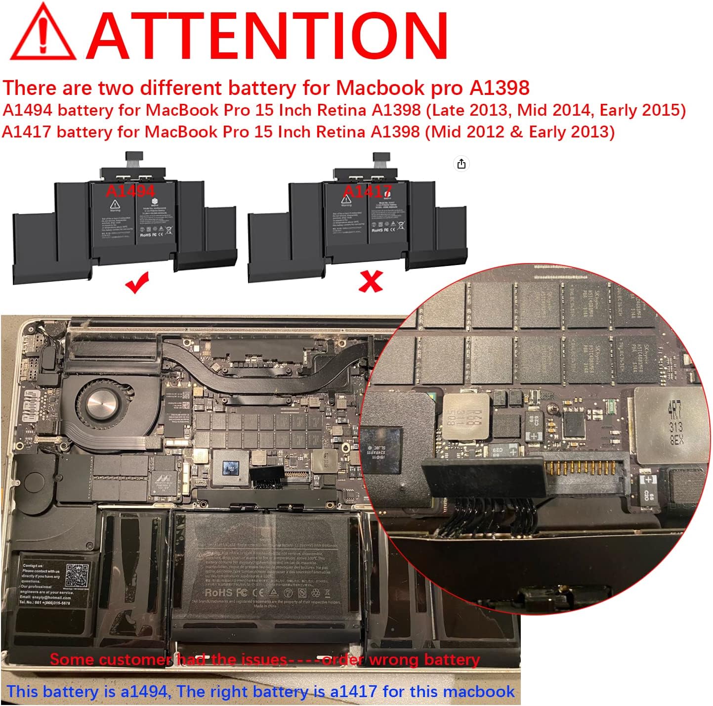 A1398 MacBook Pro Battery (15 Inch 2015) image 6