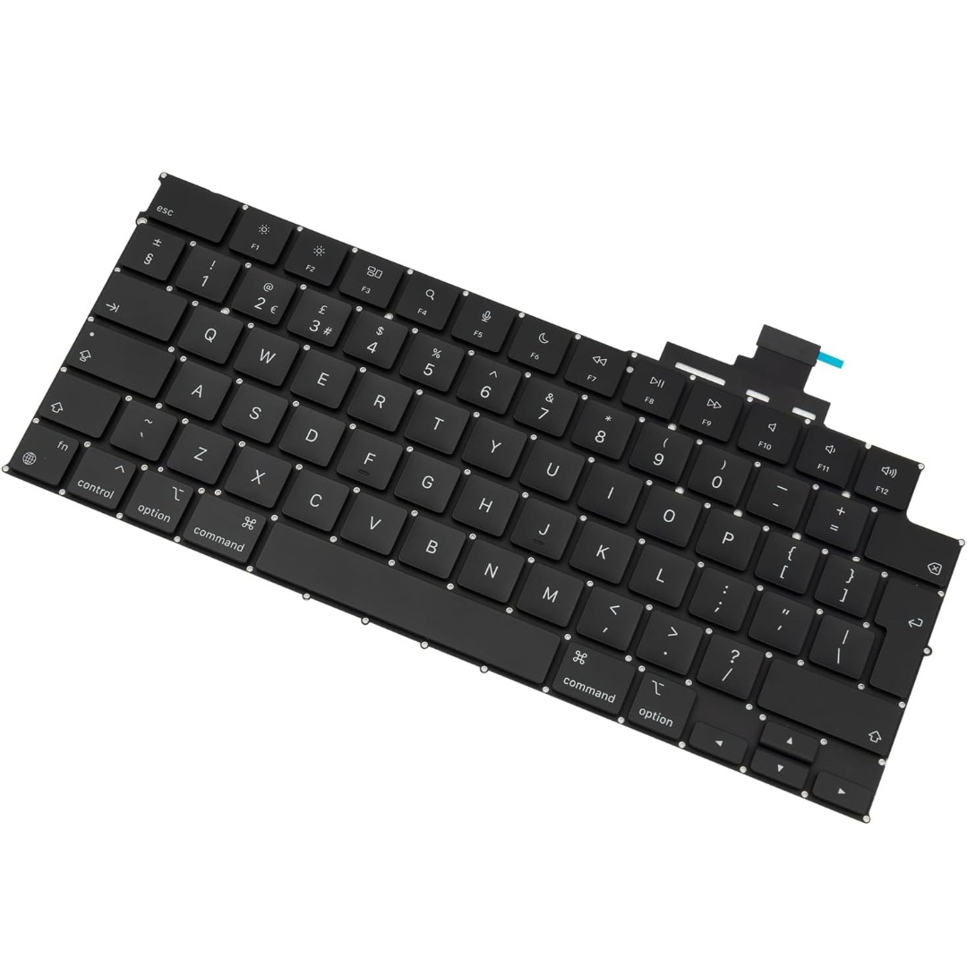 Keyboard Replacement for MacBook Air M2/M3/M4 (13.6″ & 15″) – A2681 / A2941 – UK Layout (Z1 Black) image 2