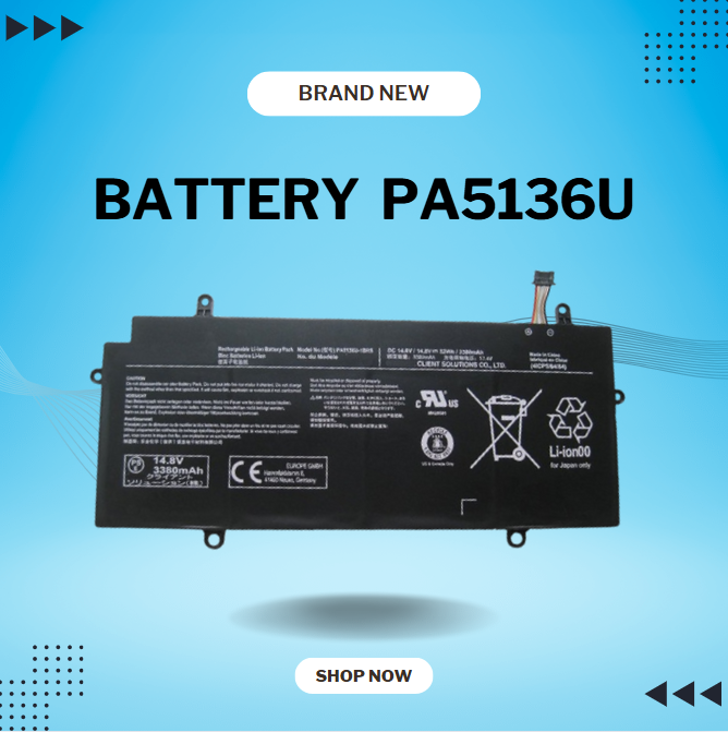 BATTERY TOSHIBA PA5136U