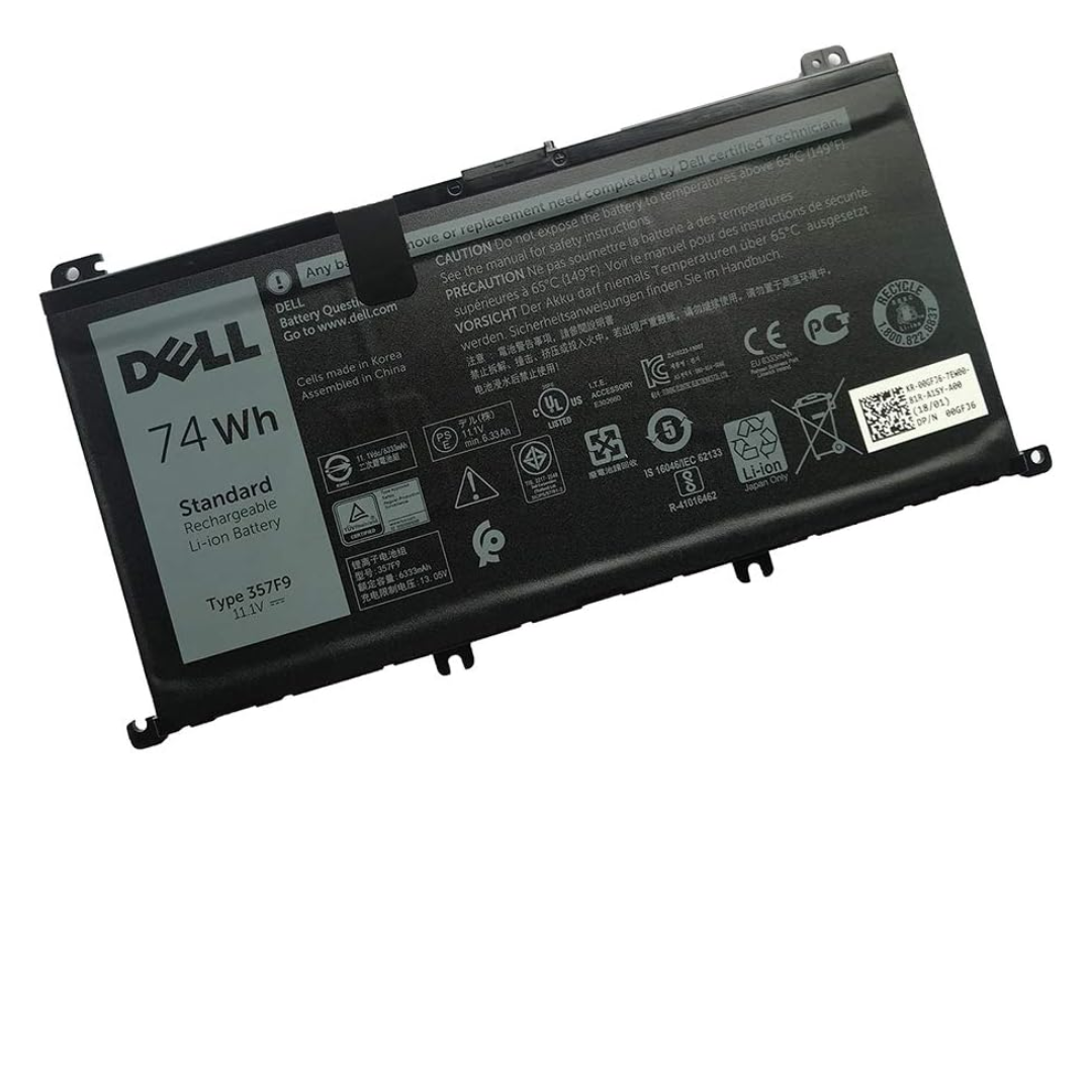 DELL BATTERY 357F9 image 2