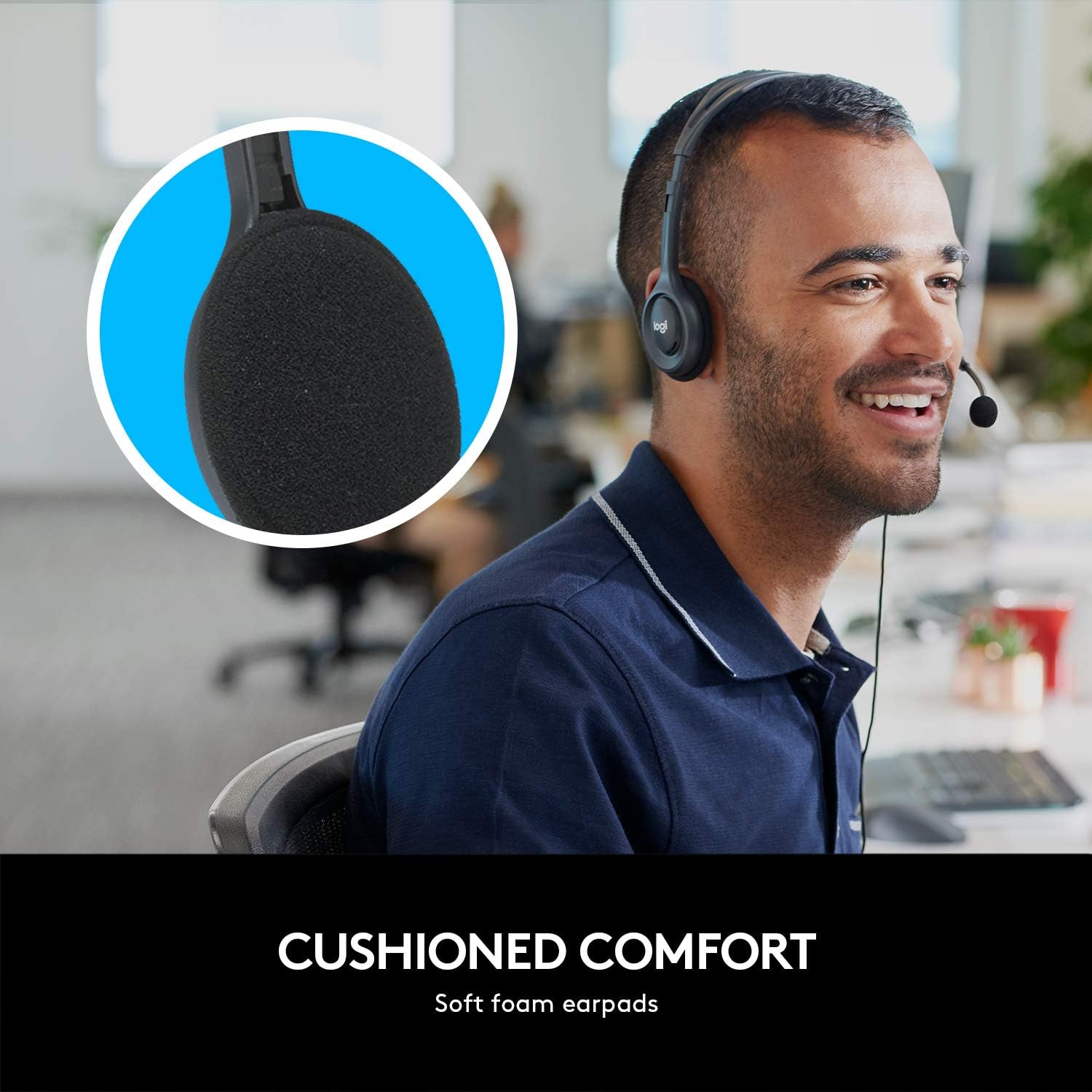Logitech Stereo Headset H111–1 JACK image 3