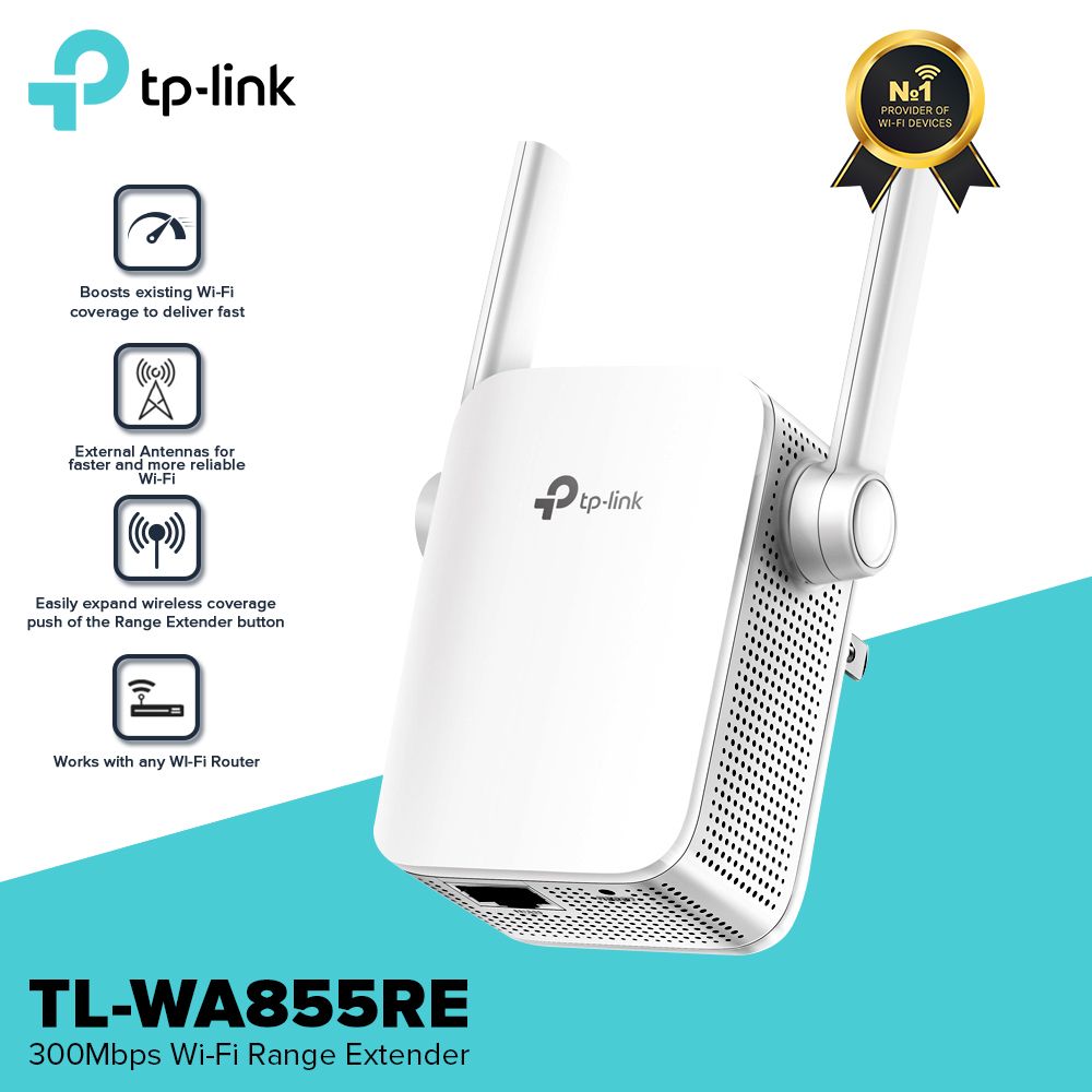 TP-Link TL-WA855RE – N300 Universal Wi-Fi Range Extender | 300Mbps | 2.4GHz image 4