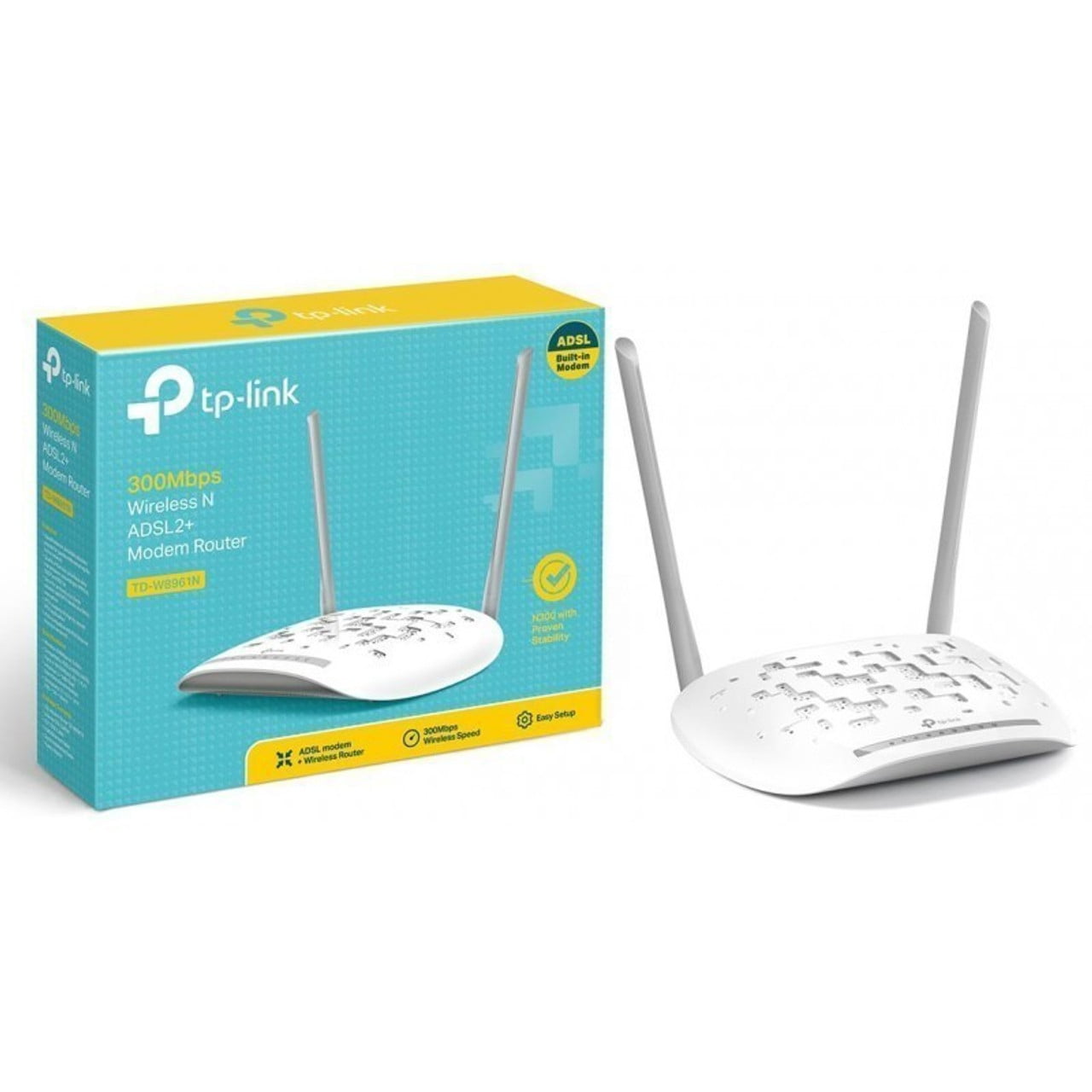 TPLINK 300Mbps Wireless N ADSL2+ Modem Router TD-W8961N image 3