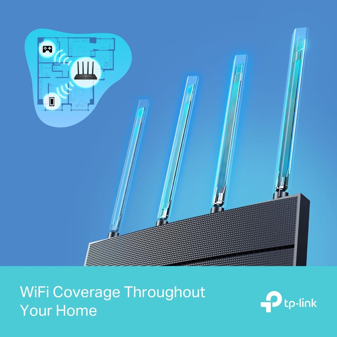 TP-Link Archer AX12 – AX1500 Wi-Fi 6 Dual-Band Gigabit Router – New image 4