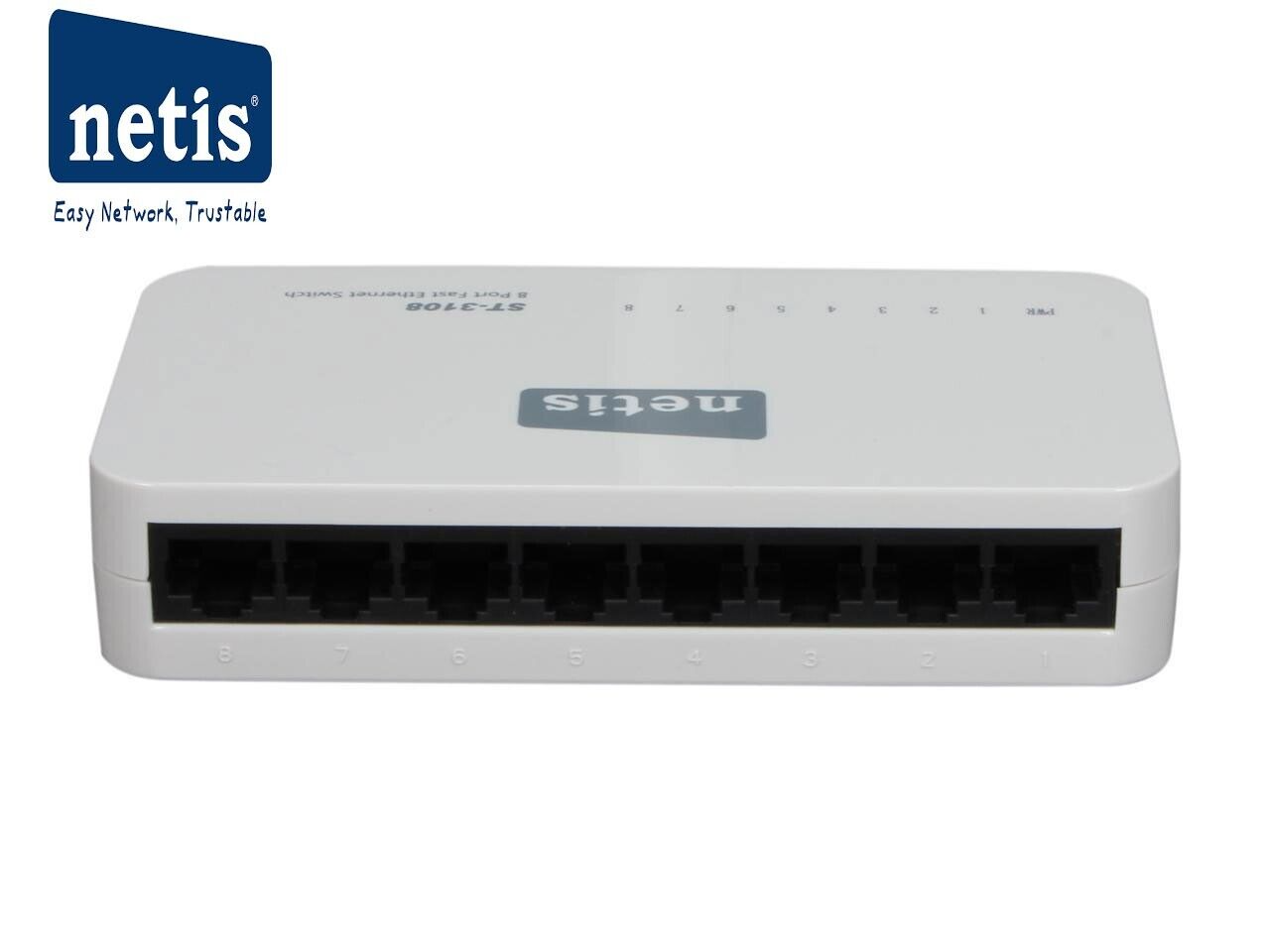 NETIS SWITCH 8 PORT 10/100MBPS ST-3108 image 3