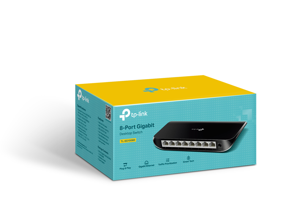 8-Port Gigabit Desktop Switch TL-SG1008D image 5