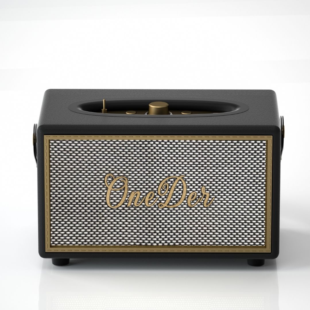 OneDer D6 Vintage Bluetooth Speaker image 2