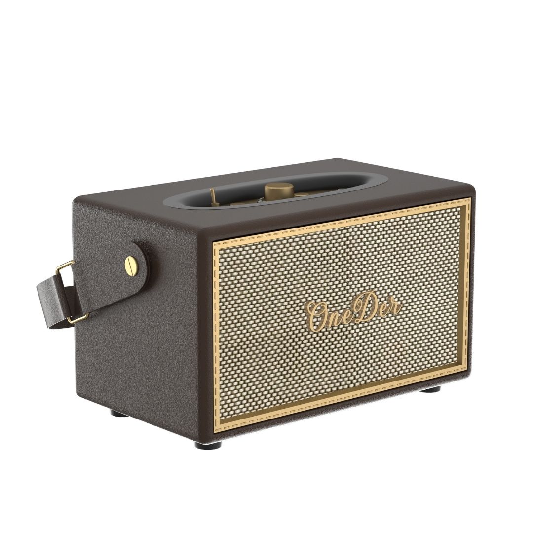 OneDer D6 Vintage Bluetooth Speaker image 3
