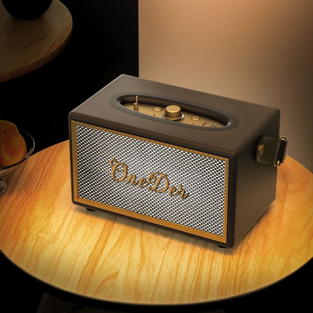 OneDer D6 Vintage Bluetooth Speaker image 5