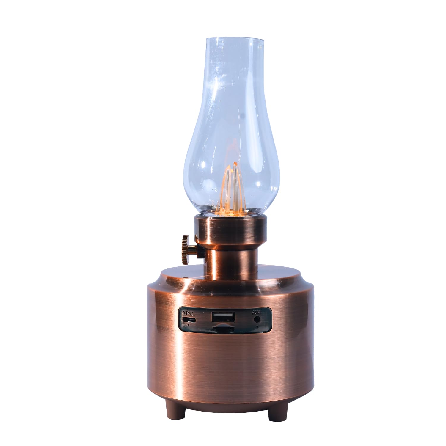 Retro Design Speaker with Flame Light image 4