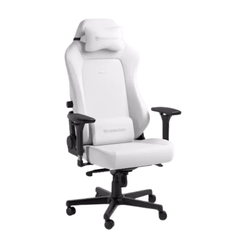 Noblechairs HERO Gaming Chair White High-Tech Vinyl | NBL-HRO-PU-WED | Tax Free