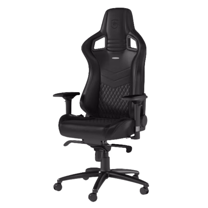 Noblechairs EPIC Gaming Chair Black Real Leather | NBL-RL-BLA-001 | Tax Free