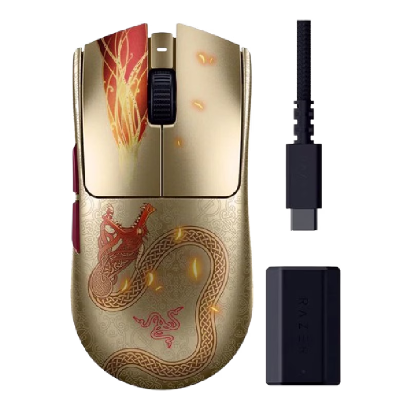 Razer Viper V3 Pro – Counter-Strike 2 Dragon Lore Wireless Gaming Mouse | RZ01-05120800-R3M1 | 2 Years Warranty