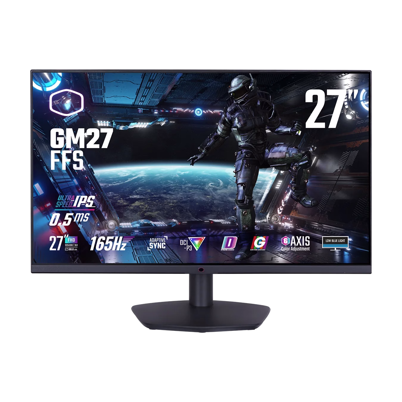 Cooler Master GM27-FFS 27″ 0.5ms IPS 165Hz Gaming CMI-GM27-FFS-EK