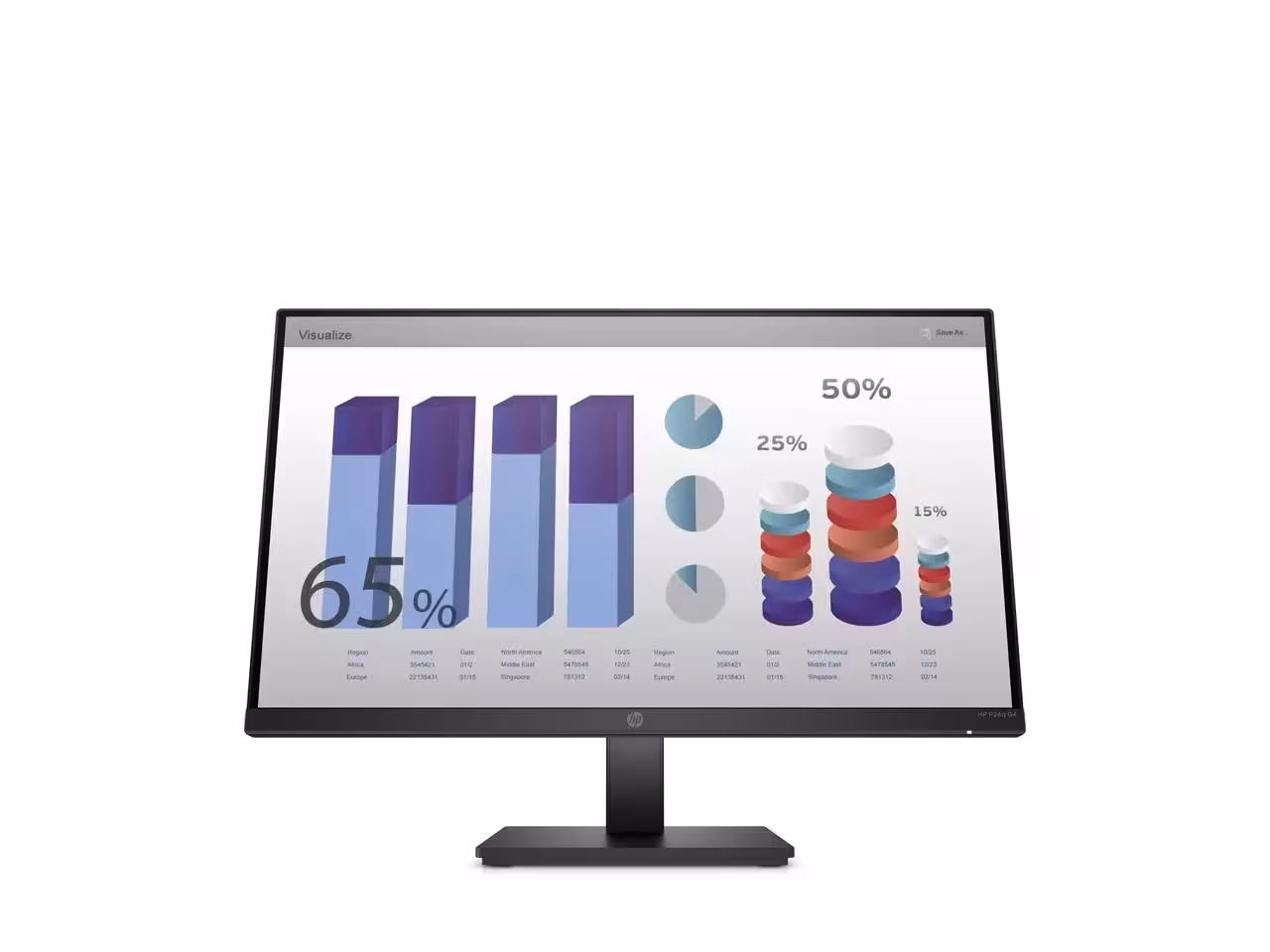 HP P24q G4 QHD Height Adjust Monitor 8MB10AA