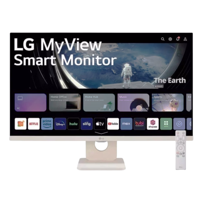 LG 31.5″ Smart Monitor with WebOS | 32SR50F-W | Tax Free