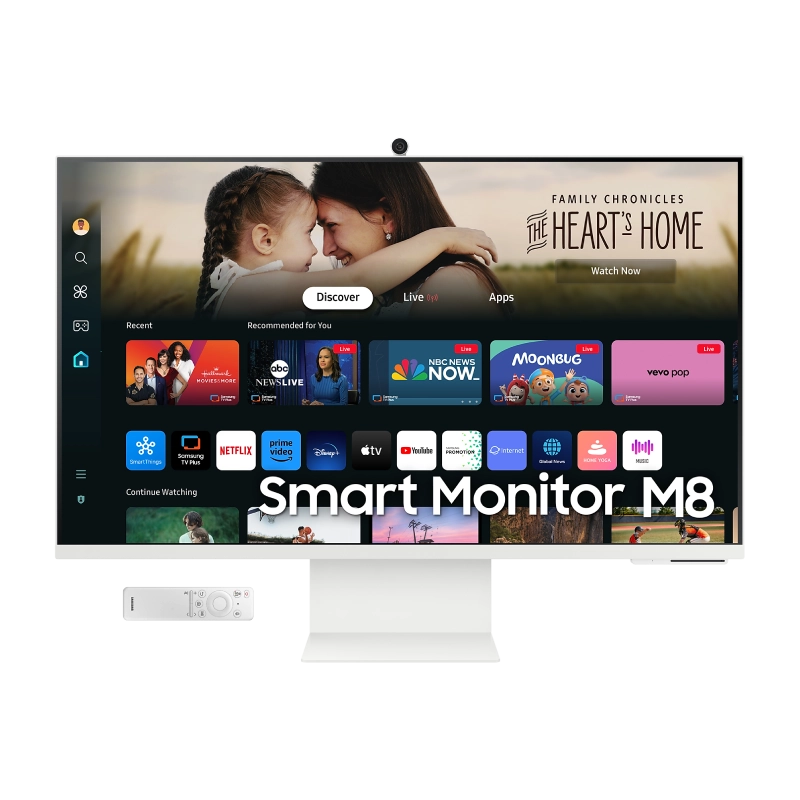 Samsung 32DM801 32″ M8 UHD 4k Smart Monitor – White | LS32DM801UMXUE