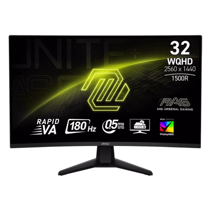 MSI MAG 32CQ6F 32″ 180Hz Curved Gaming Monitor | 2 Years Warranty