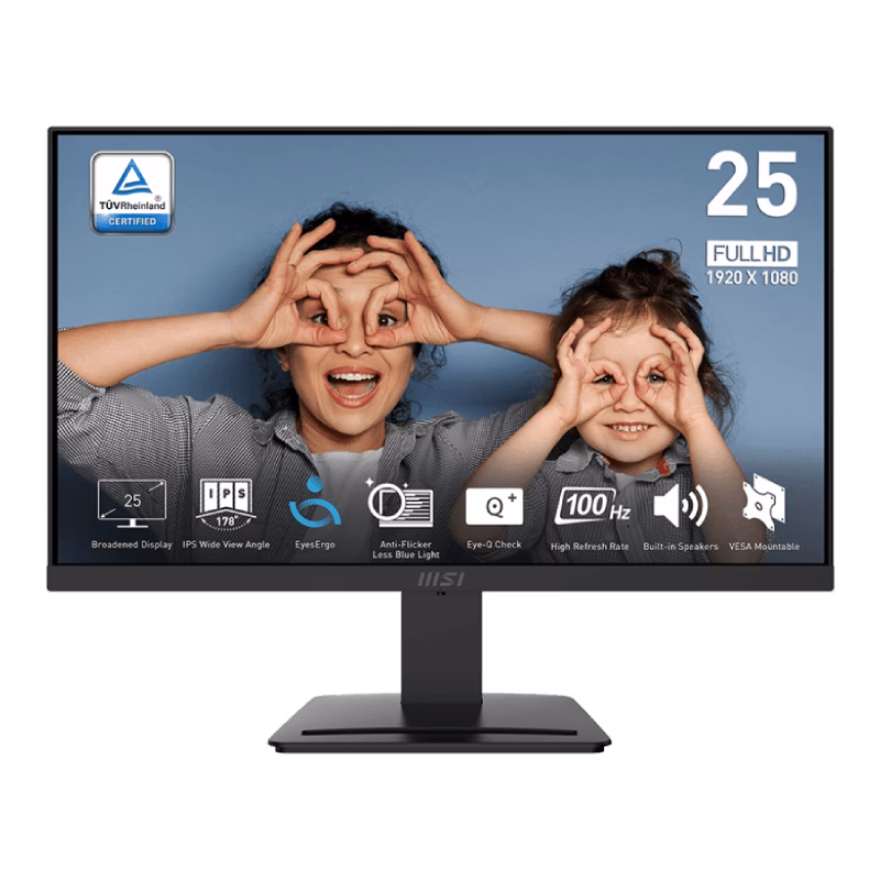 MSI Pro MP253 24.5″ 100Hz Business Monitor | Tax Free