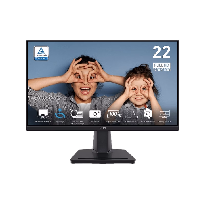 MSI PRO MP225V 22″ 100Hz Business Monitor | 3 Years Warranty