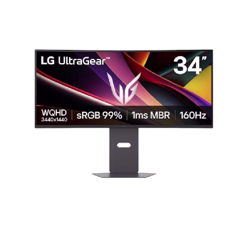 LG 34G600A-B 34″ WQHD 160Hz UltraWide Curved Gaming Monitor