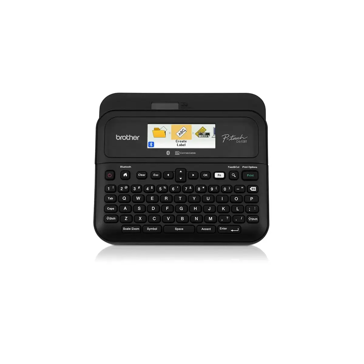 Brother PT-D610BT Label Printer with Colour LCD display